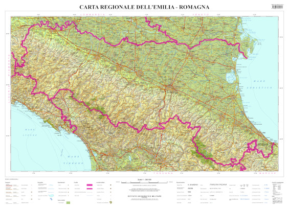 Carta regionale EMILIA ROMAGNA