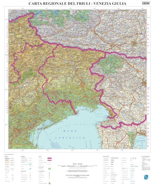 Carta regionale della FRIULI VENEZIA GIULIA Carta regionale della Puglia e della Basilicata