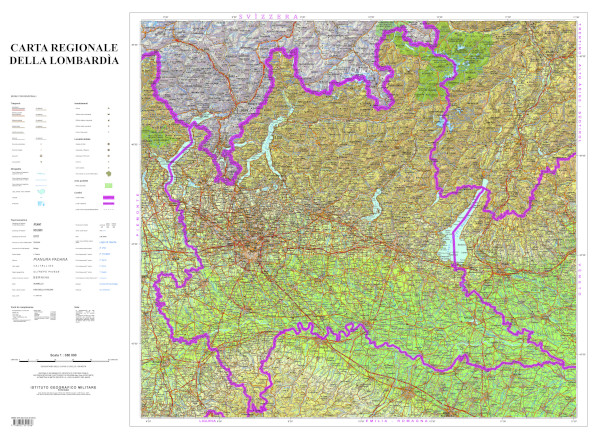 Anteprima carta regionale della Lombardia