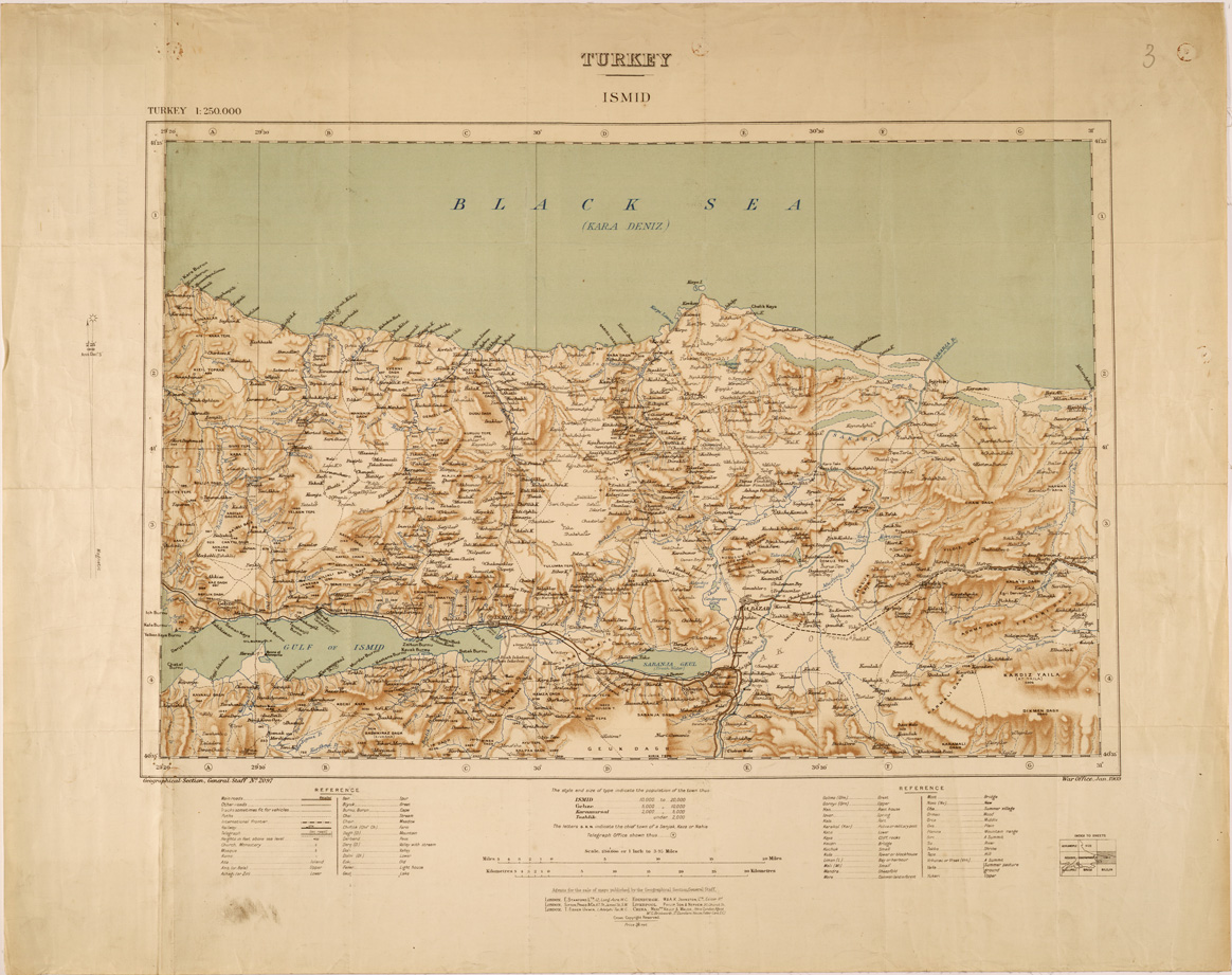 (N:26664) TURKEY - ISMID (SE000415) Carte e stampe antiche: riproduzione a colori su carta (formato A1)