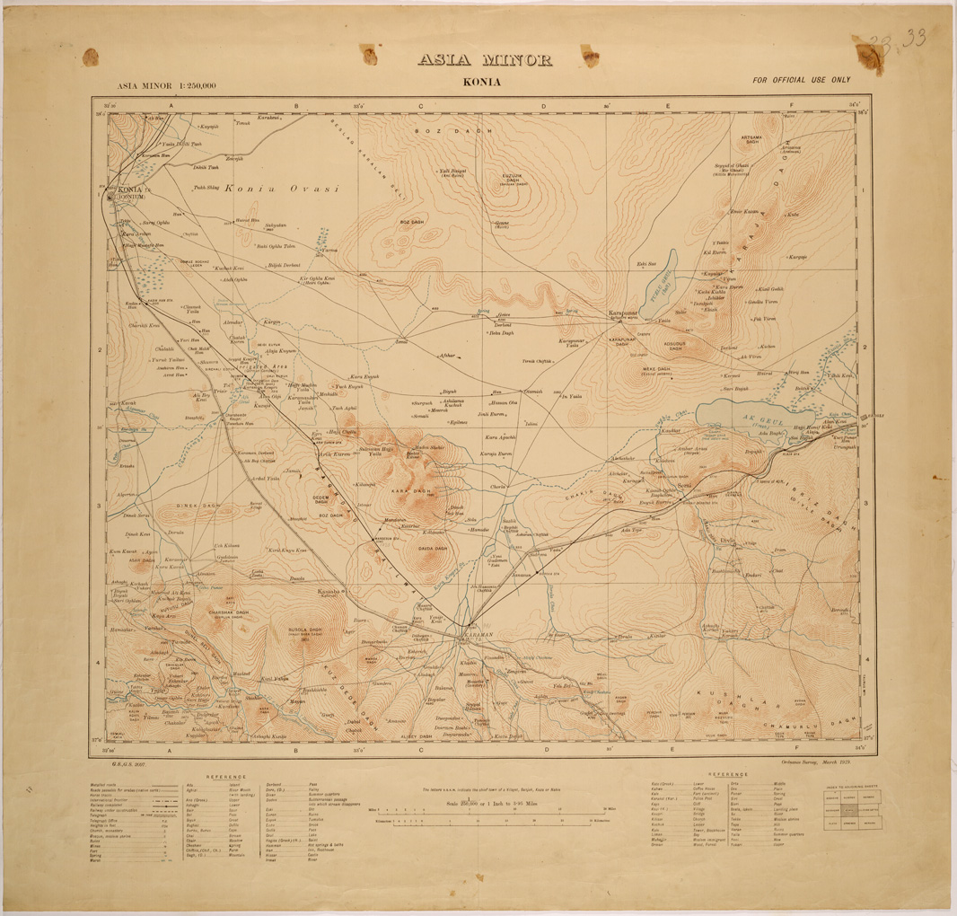 (N:26694) ASIA MINOR - KONIA (SE000441) Carte e stampe antiche: riproduzione a colori su carta (formato A1)