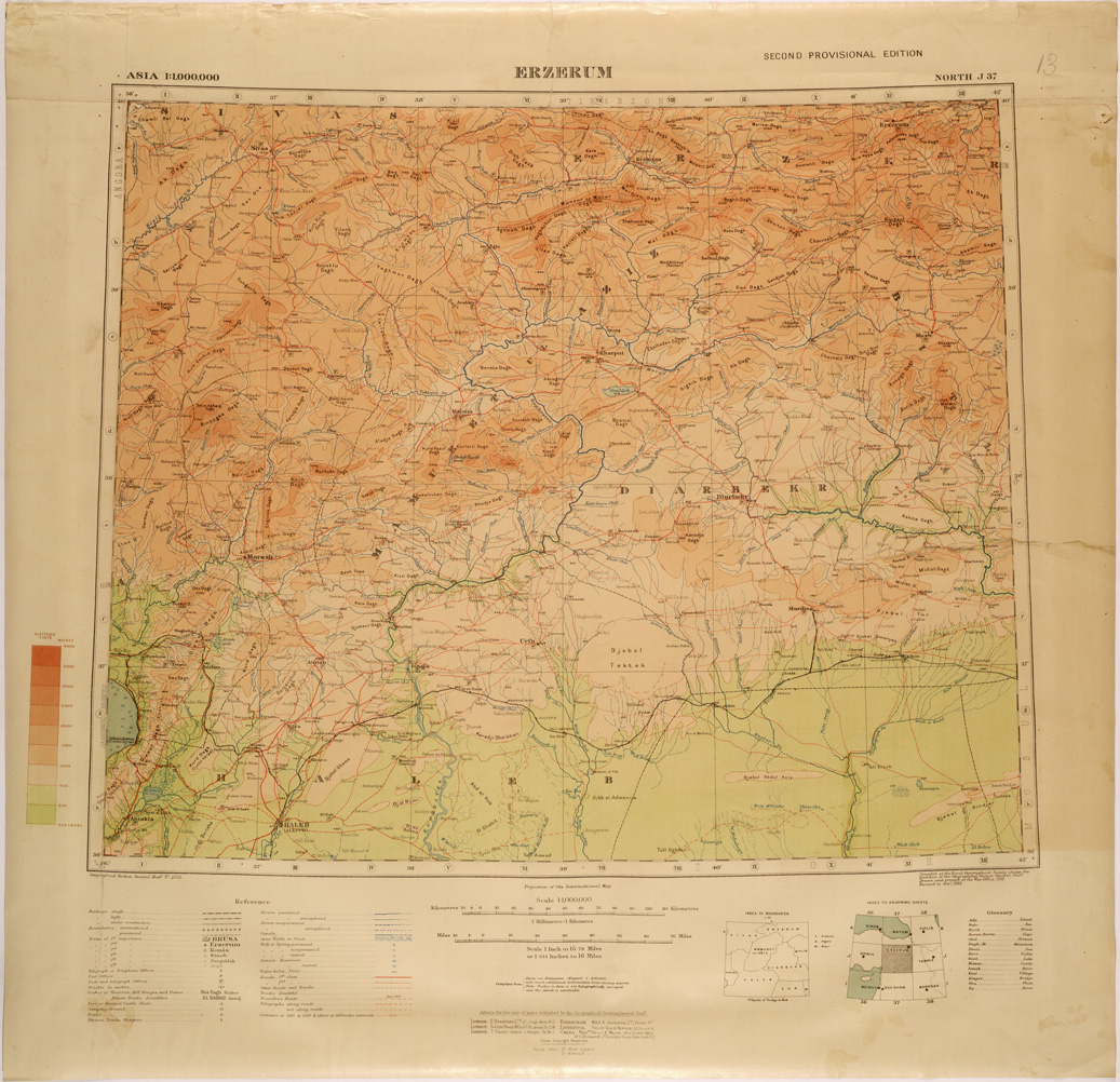 (N:26755) ERZERUM (SE000464) Carte e stampe antiche: riproduzione a colori su carta (formato A1)