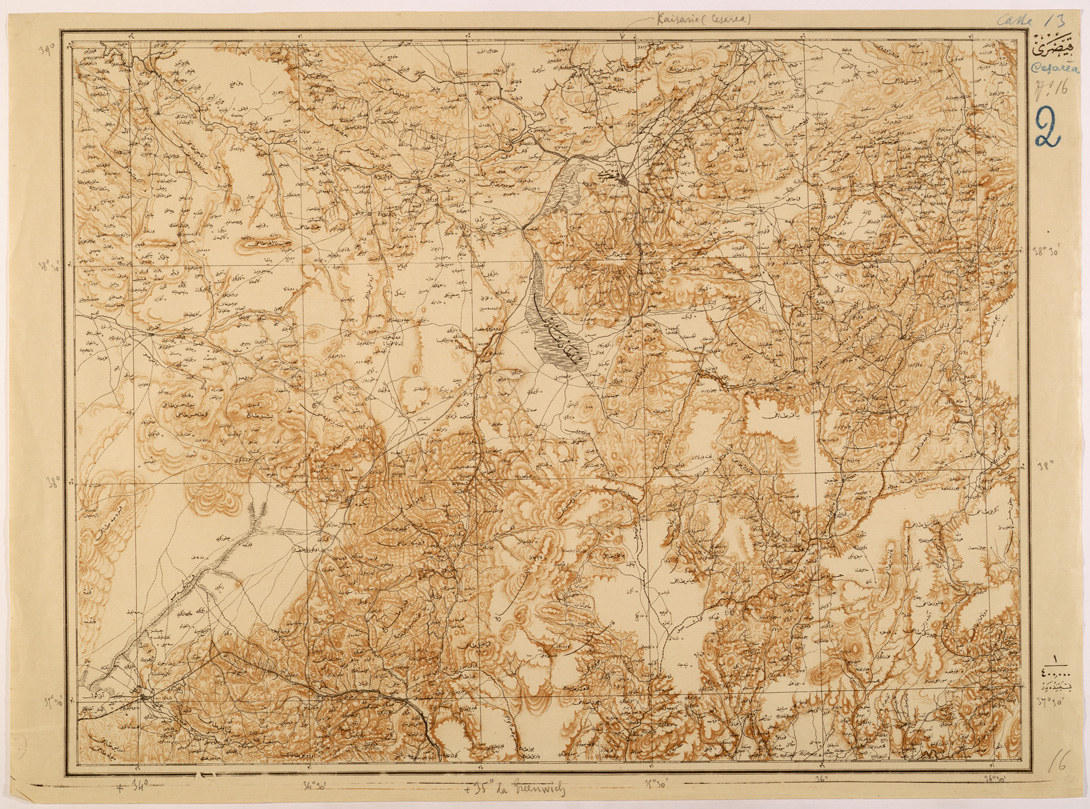 (N:26779) CESAREA - FOGLIO 2 (SE000530) Carte e stampe antiche: riproduzione a colori su carta (formato A1)