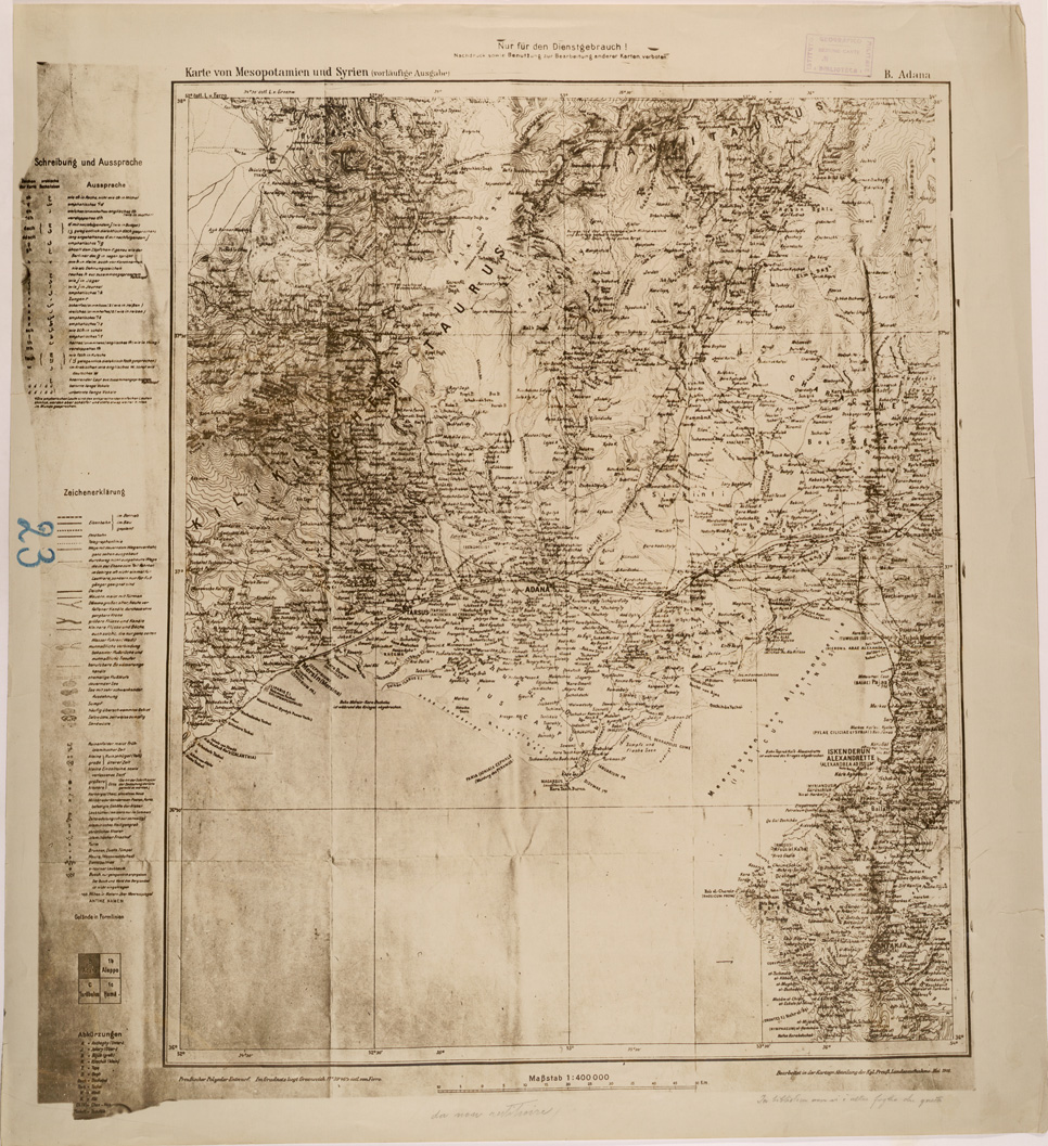 (N:26789) MESOPOTAMIA - ADANA (SE000541) Carte e stampe antiche: riproduzione a colori su carta (formato A1)