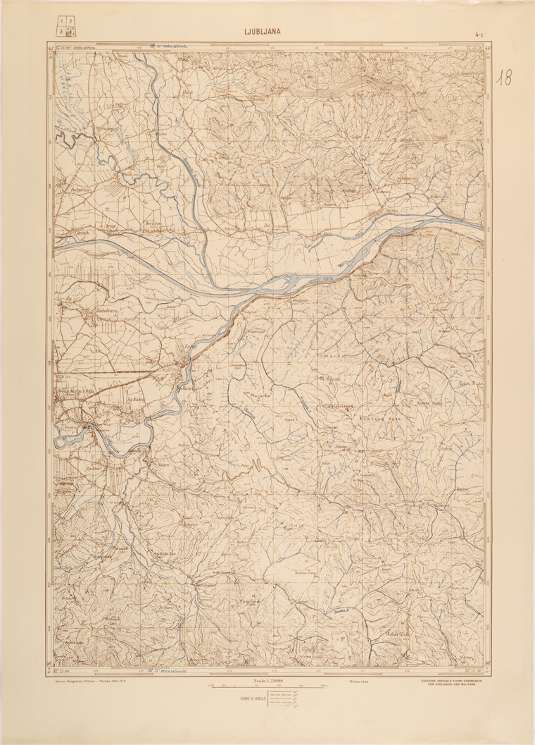 (N:26902) JUGOSLAVIA AL 25.000 - 1 EDIZIONE - LJUBLJANA - 4C (SE000753) Carte e stampe antiche: riproduzione a colori su carta (formato A1)