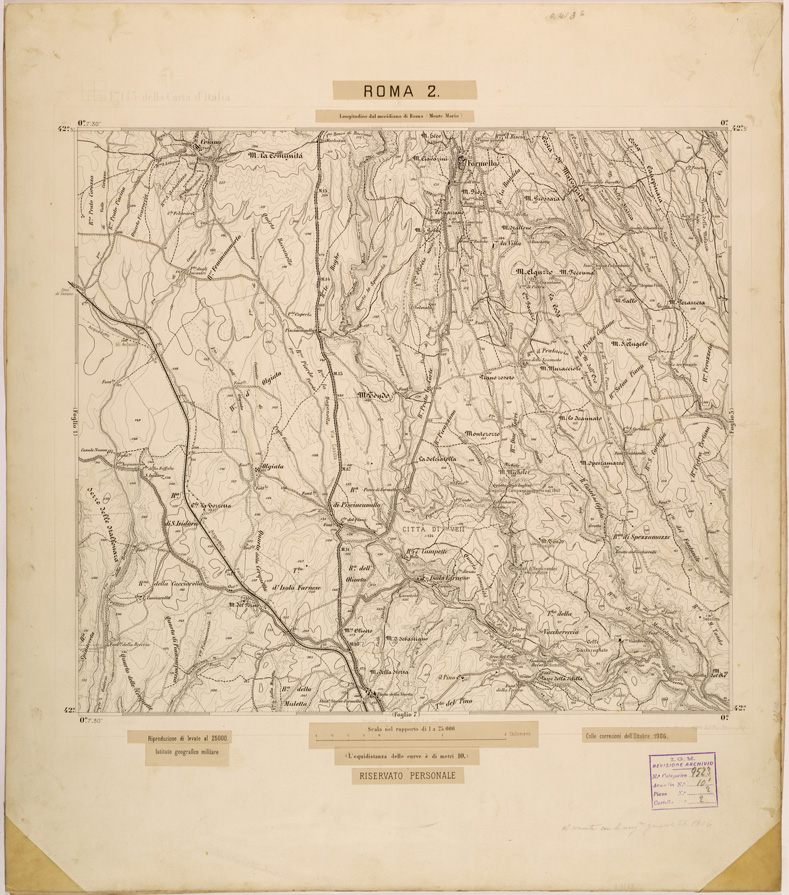 (N:27822) ROMA 2. (SE001625) Carte e stampe antiche: riproduzione a colori su carta (formato A1)