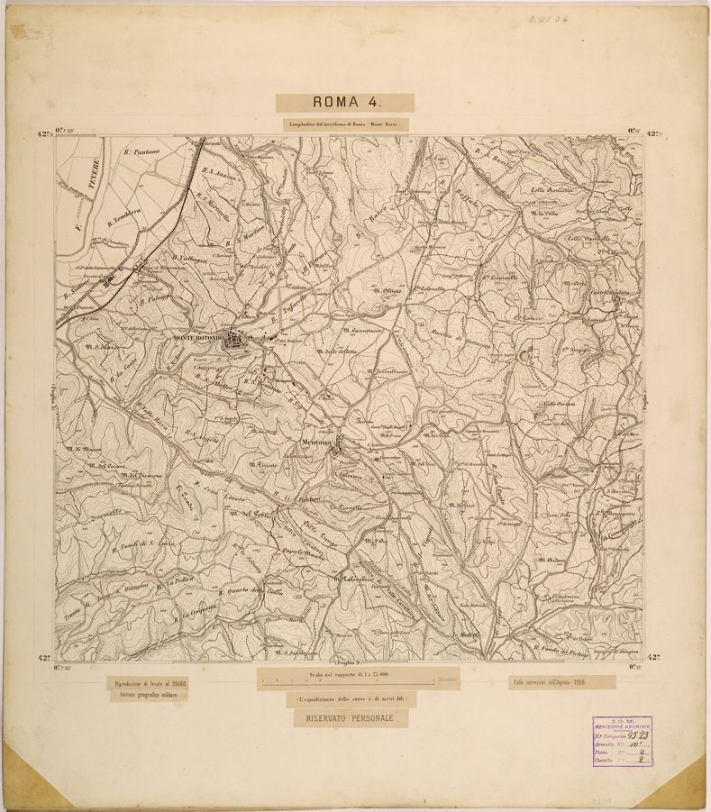 (N:27824) ROMA 4. (SE001627) Carte e stampe antiche: riproduzione a colori su carta (formato A1)