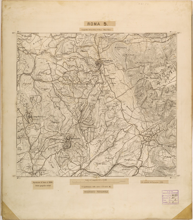 (N:27825) ROMA 5. (SE001628) Carte e stampe antiche: riproduzione a colori su carta (formato A1)