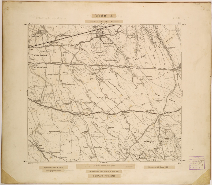 (N:27834) ROMA 14. (SE001637) Carte e stampe antiche: riproduzione a colori su carta (formato A1)