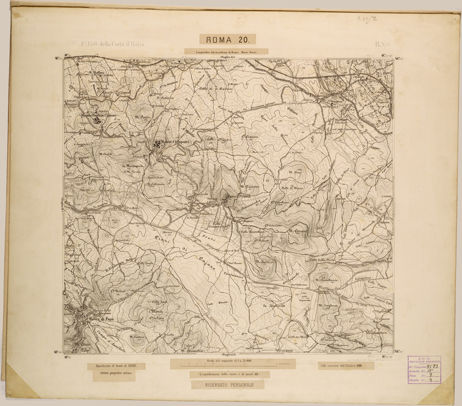 (N:27842) ROMA 20. (SE001643) Carte e stampe antiche: riproduzione a colori su carta (formato A1)