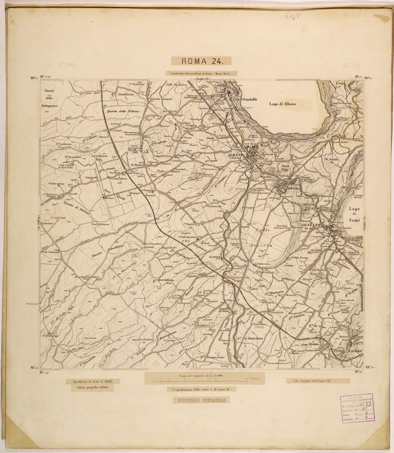 (N:27845) ROMA 24. (SE001647) Carte e stampe antiche: riproduzione a colori su carta (formato A1)