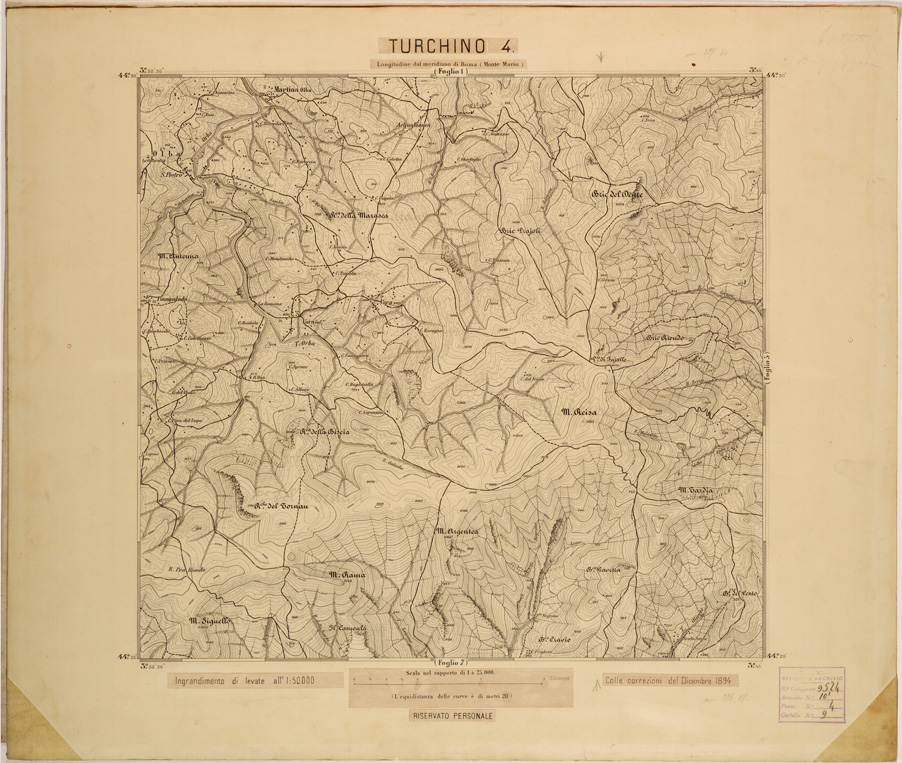 (N:27985) TURCHINO 4. (SE001737) Carte e stampe antiche: riproduzione a colori su carta (formato A1)