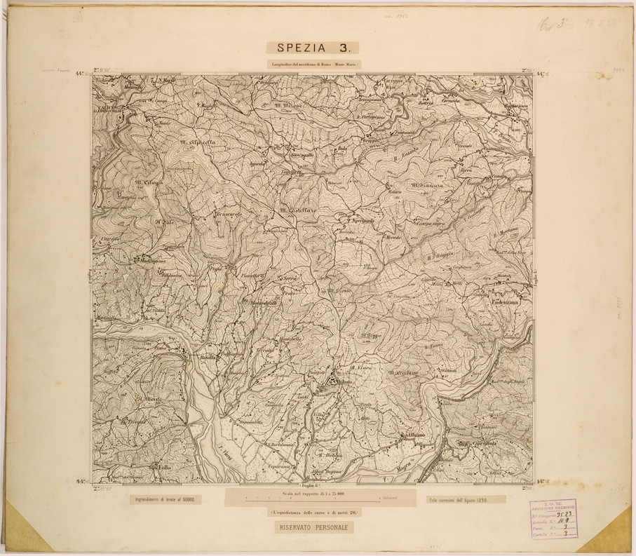 (N:28000) SPEZIA 3. (SE001752) Carte e stampe antiche: riproduzione a colori su carta (formato A1)