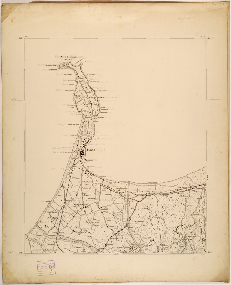 (N:28015) MESSINA 5. (SE001768) Carte e stampe antiche: riproduzione a colori su carta (formato A1)
