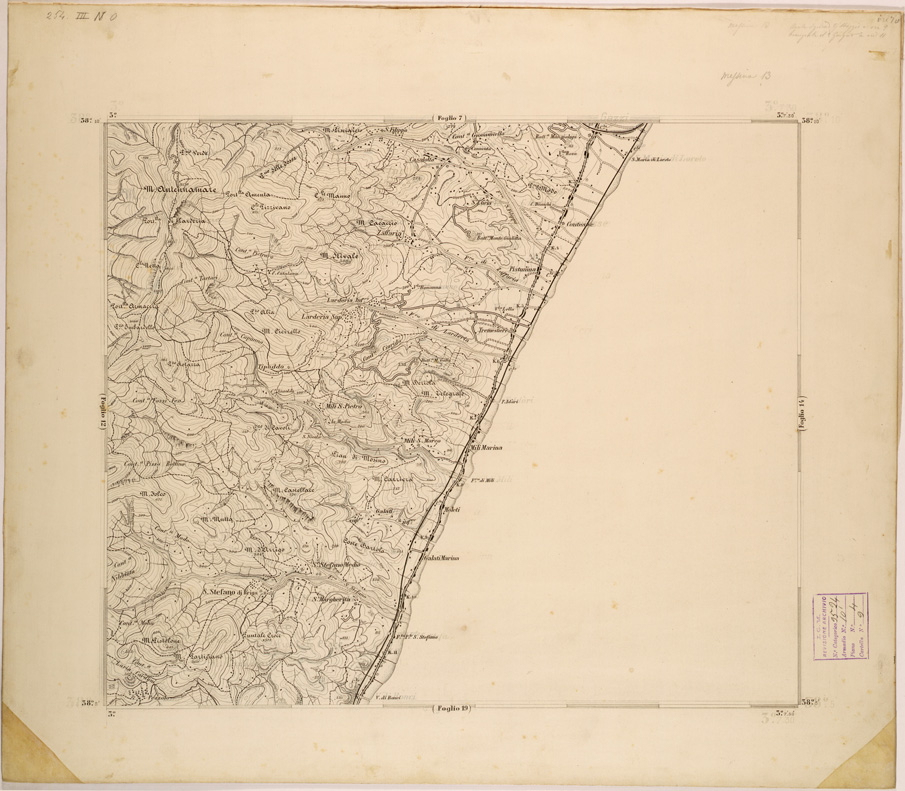 (N:28022) MESSINA 13. (SE001774) Carte e stampe antiche: riproduzione a colori su carta (formato A1)