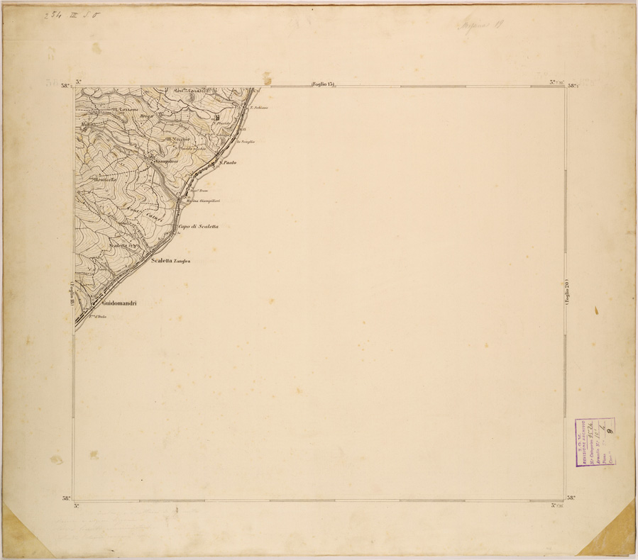 (N:28025) MESSINA 19. (SE001777) Carte e stampe antiche: riproduzione a colori su carta (formato A1)