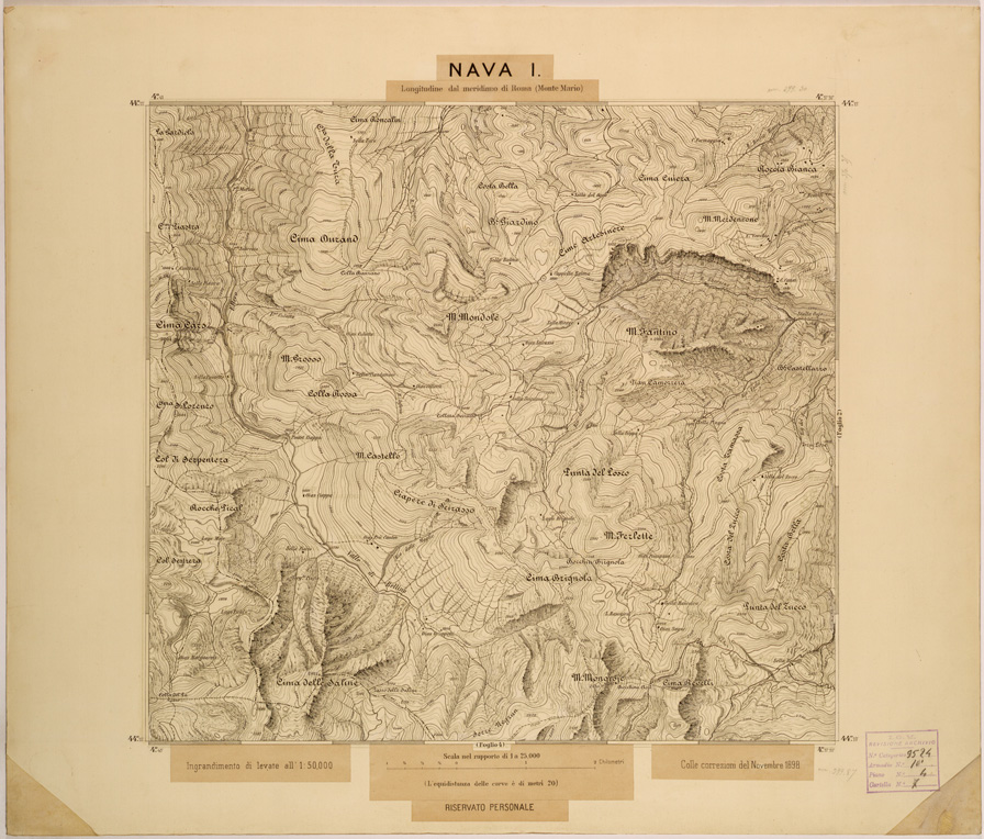 (N:28026) NAVA 1. (SE001778) Carte e stampe antiche: riproduzione a colori su carta (formato A1)