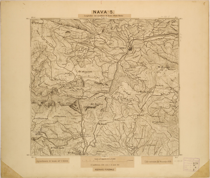 (N:28030) NAVA 5 (SE001781) Carte e stampe antiche: riproduzione a colori su carta (formato A1)