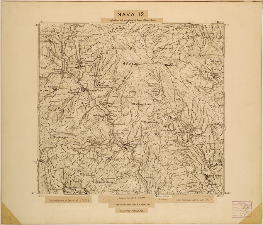 (N:28035) NAVA 12 (SE001787) Carte e stampe antiche: riproduzione a colori su carta (formato A1)