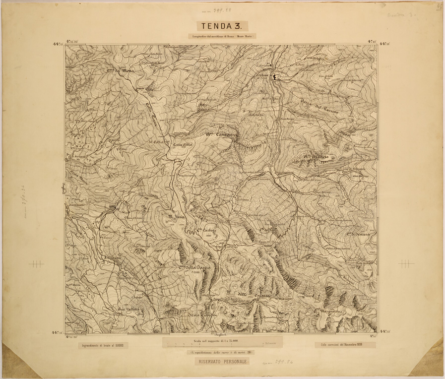 (N:28038) TENDA 3 (SE001790) Carte e stampe antiche: riproduzione a colori su carta (formato A1)