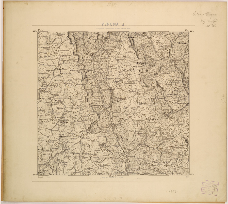 (N:28049) VERONA 3 (SE001801) Carte e stampe antiche: riproduzione a colori su carta (formato A1)
