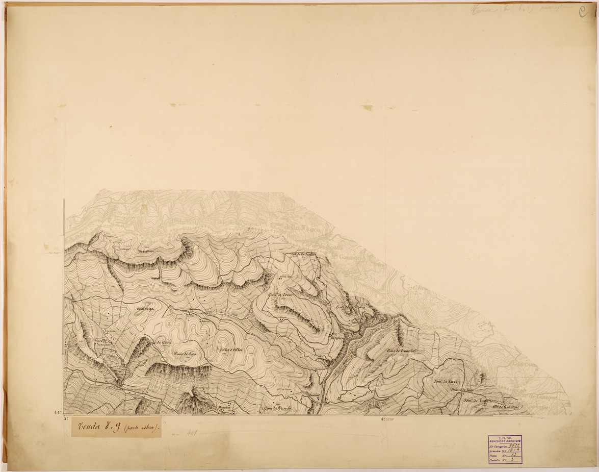 (N:28094) TENDA - 8 E 9. PARTE ESTERA. (SE001846) Carte e stampe antiche: riproduzione a colori su carta (formato A1)