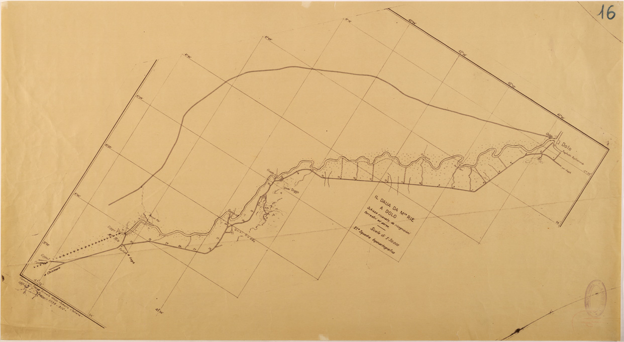 (N:28248) IL DAUA DA MALCA RIE A DOLO (SE002093) Carte e stampe antiche: riproduzione a colori su carta (formato A1)