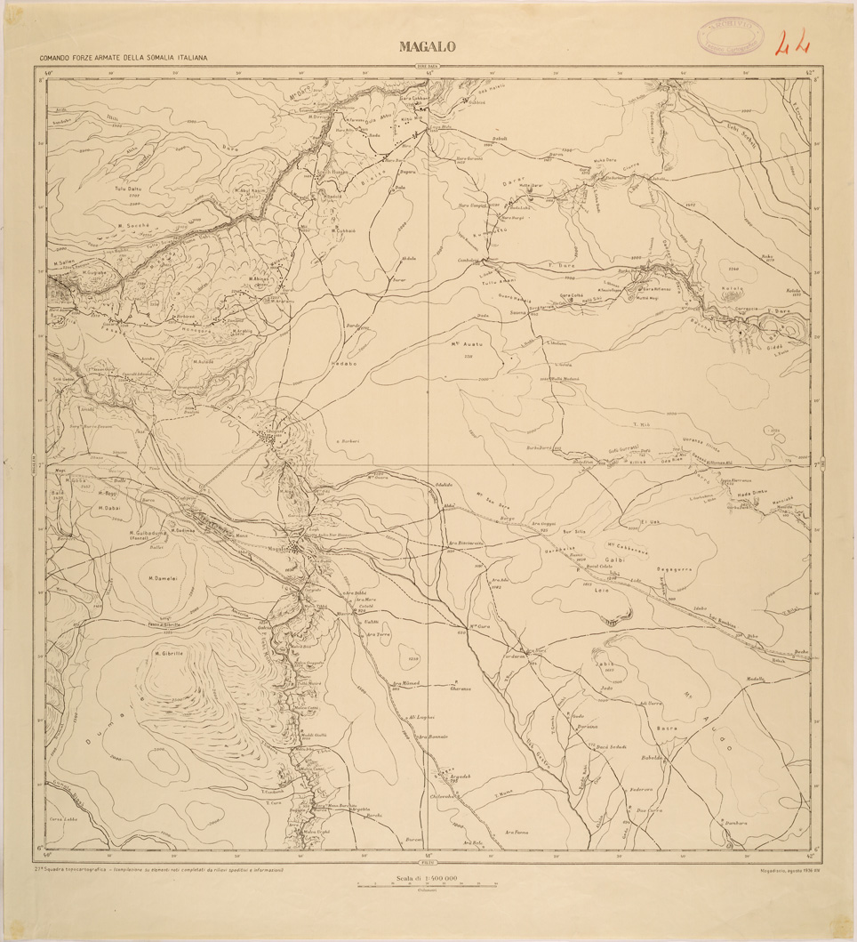 (N:28331) MAGALO (SE002149) Carte e stampe antiche: riproduzione a colori su carta (formato A1)