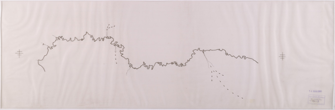 (N:28651) FIUME AVAJC  ( FIUME OMO ) FOGLIO 3 (SE002425) Carte e stampe antiche: riproduzione a colori su carta (formato A1)