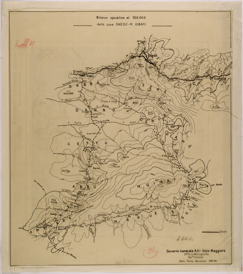(N:28659) RILIEVO SPEDITIVO - GHEDO' - M. GIBUTI. (SE002546) Carte e stampe antiche: riproduzione a colori su carta (formato A1)