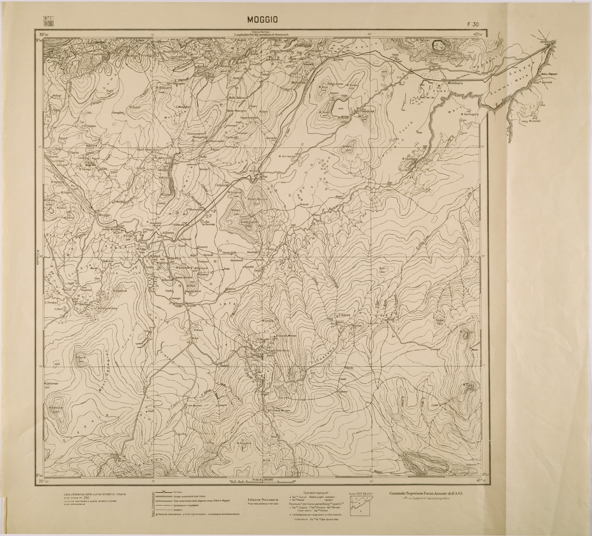(N:28680) MOGGIO. (SE002565) Carte e stampe antiche: riproduzione a colori su carta (formato A1)