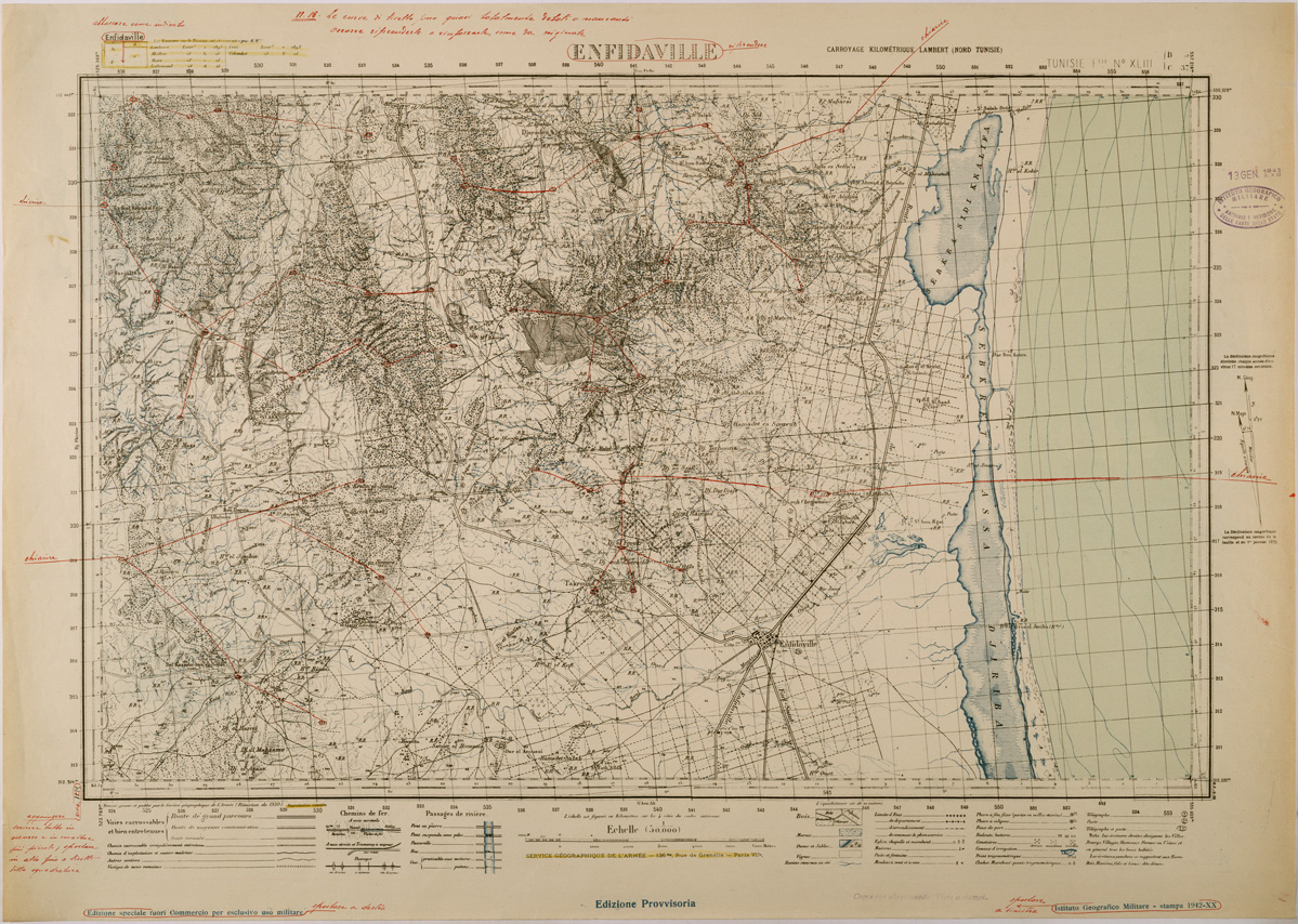 (N:28843) ENFIDAVILLE. (SE002673) Carte e stampe antiche: riproduzione a colori su carta (formato A1)