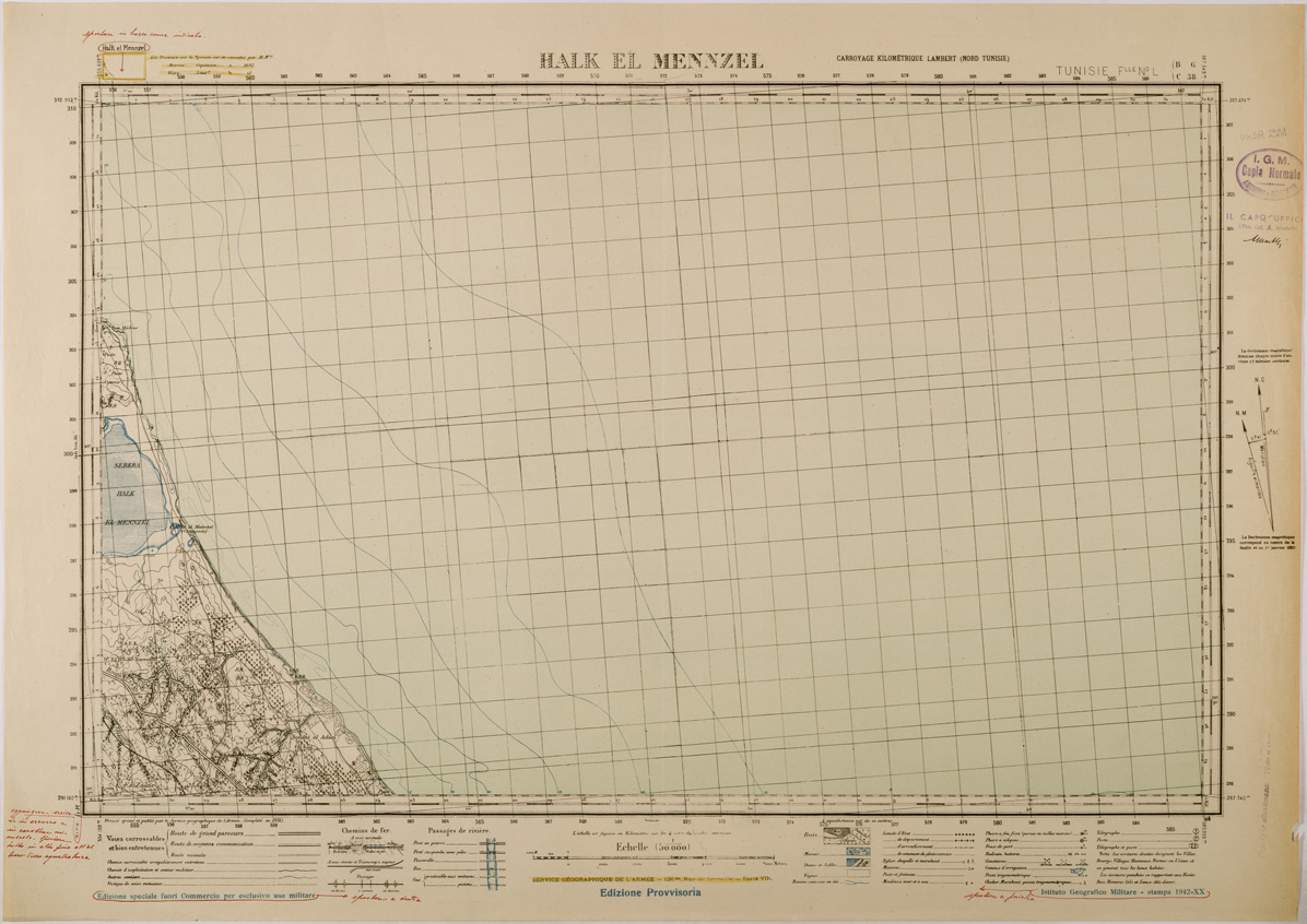 (N:28845) HALK EL MENNZEL. (SE002675) Carte e stampe antiche: riproduzione a colori su carta (formato A1)