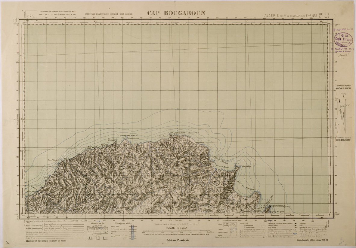 (N:28875) CAP BOUGAROUN FOGLIO 2 (SE002689) Carte e stampe antiche: riproduzione a colori su carta (formato A1)