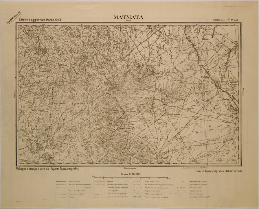 (N:29037) MATMATA - FOGLIO XCI. (SE002824) Carte e stampe antiche: riproduzione a colori su carta (formato A1)