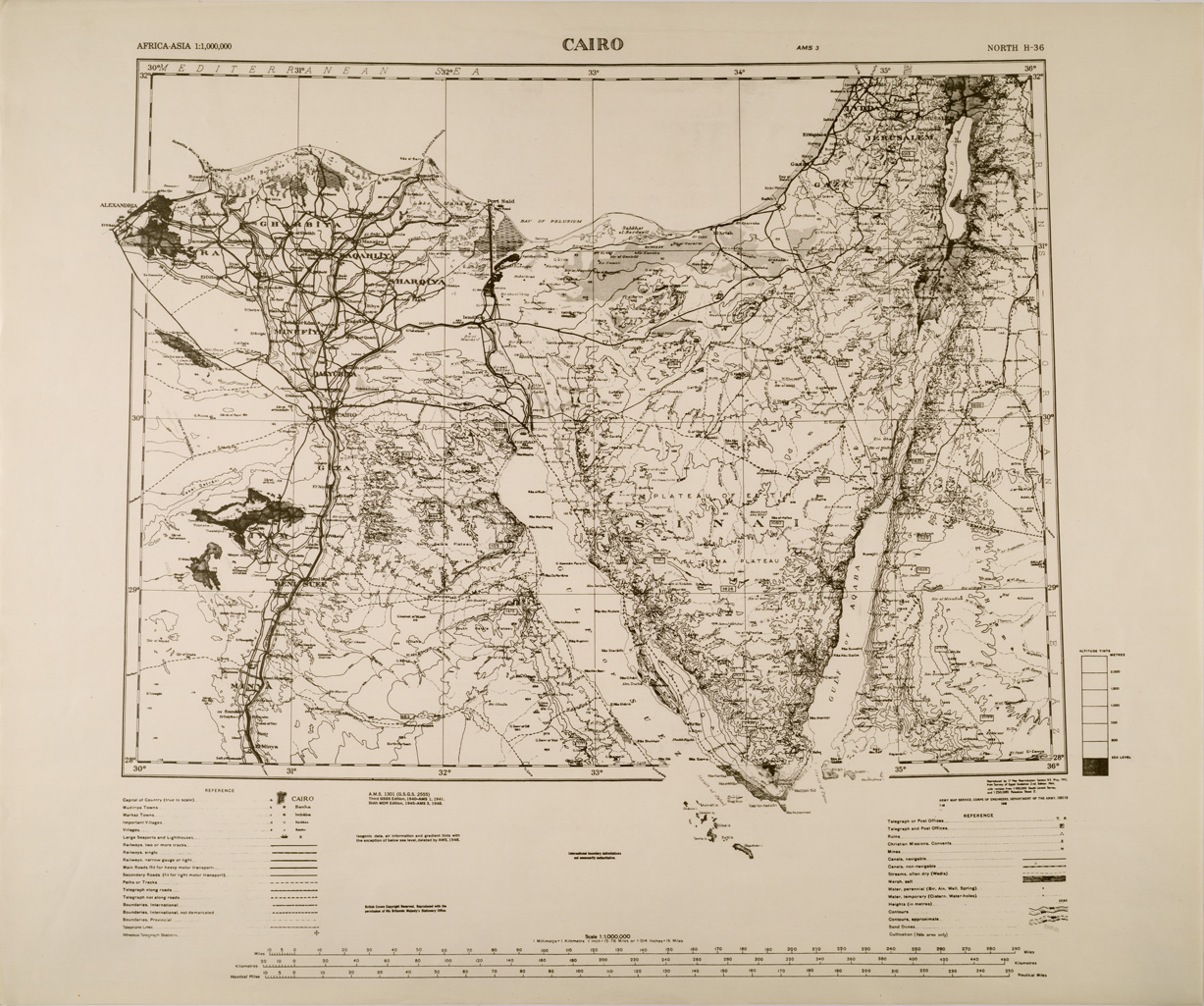 (N:29316) CAIRO. (SE003164) Carte e stampe antiche: riproduzione a colori su carta (formato A1)
