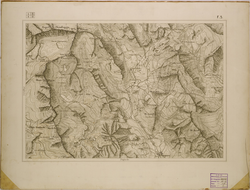 (N:29752) TOURNOUX S. VINCENT FOGLIO 5 (SE003540) Carte e stampe antiche: riproduzione a colori su carta (formato A1)