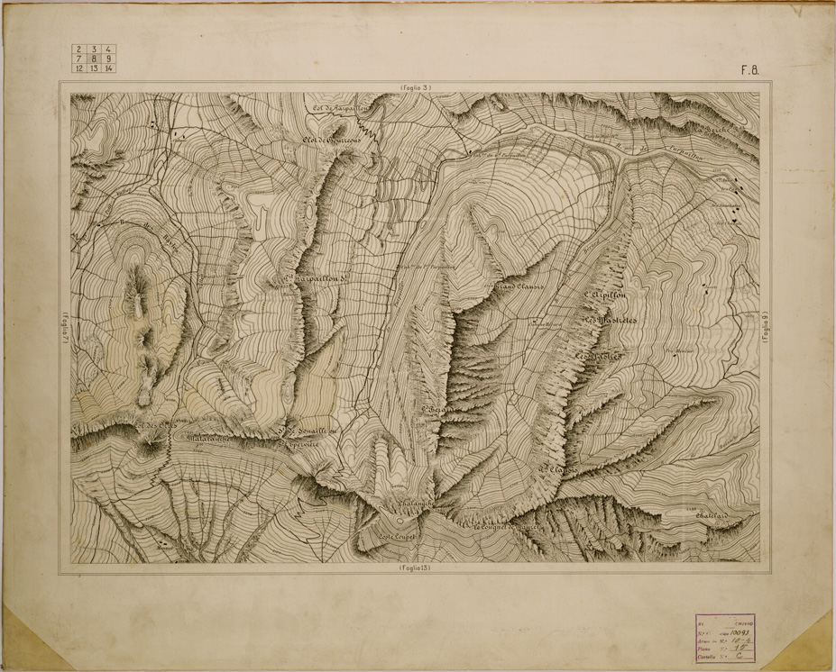 (N:29769) TOURNOUX S. VINCENT FOGLIO 8 (SE003543) Carte e stampe antiche: riproduzione a colori su carta (formato A1)
