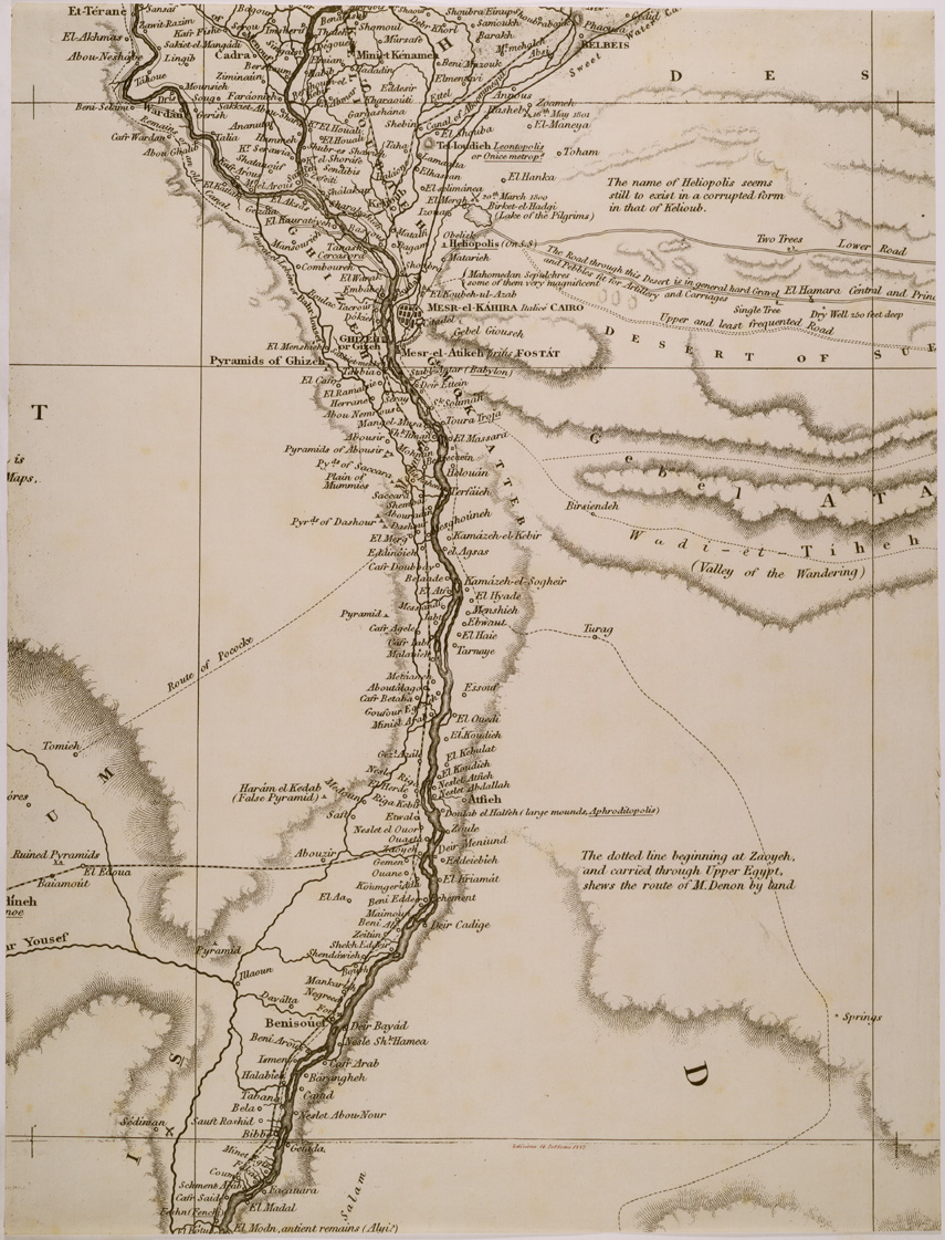 (N:29968) DELTA DEL NILO - TAV 5 (SE003838) Carte e stampe antiche: riproduzione a colori su carta (formato A1)