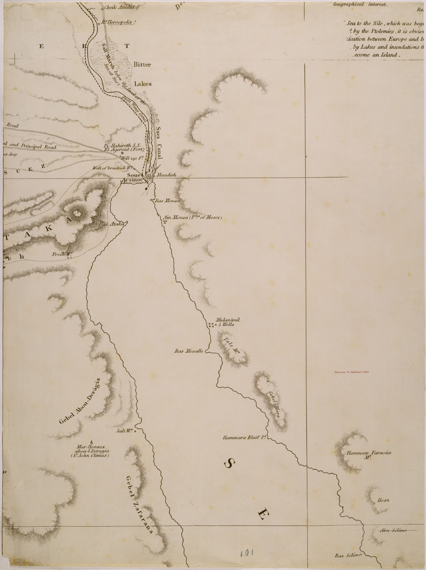 (N:29969) DELTA DEL NILO - TAV 6 (SE003839) Carte e stampe antiche: riproduzione a colori su carta (formato A1)