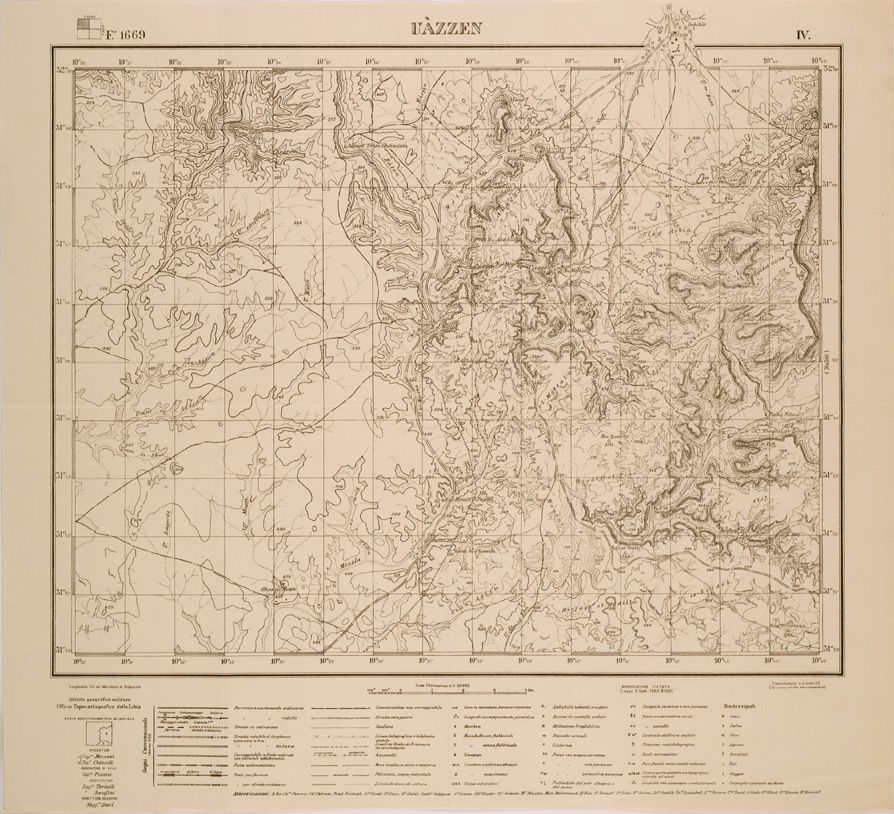 (N:30552) UAZZEN FOGLIO 1669 IV (SE004173) Carte e stampe antiche: riproduzione a colori su carta (formato A1)