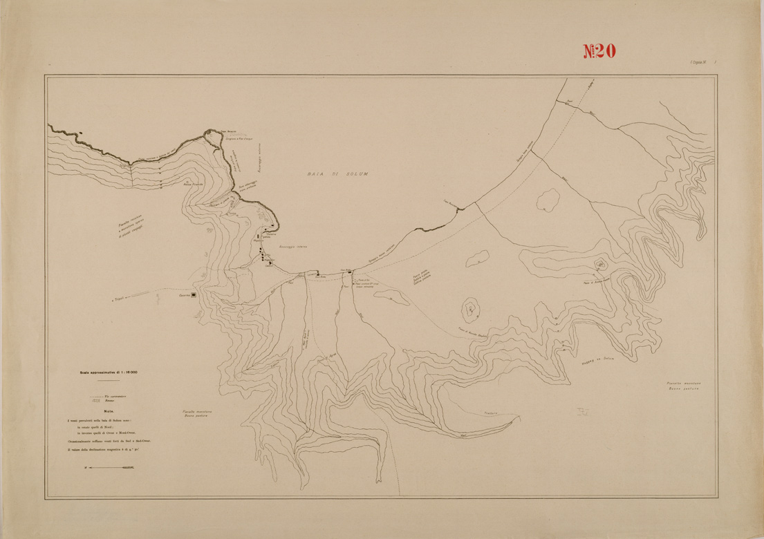 (N:30451) SOLUM E DINTORNI. (SE004483) Carte e stampe antiche: riproduzione a colori su carta (formato A1)