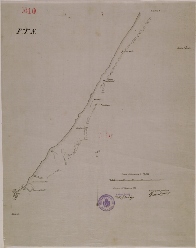 (N:30491) COSTA DI BENGASI - FOGLIO 1 N. (SE004519) Carte e stampe antiche: riproduzione a colori su carta (formato A1)