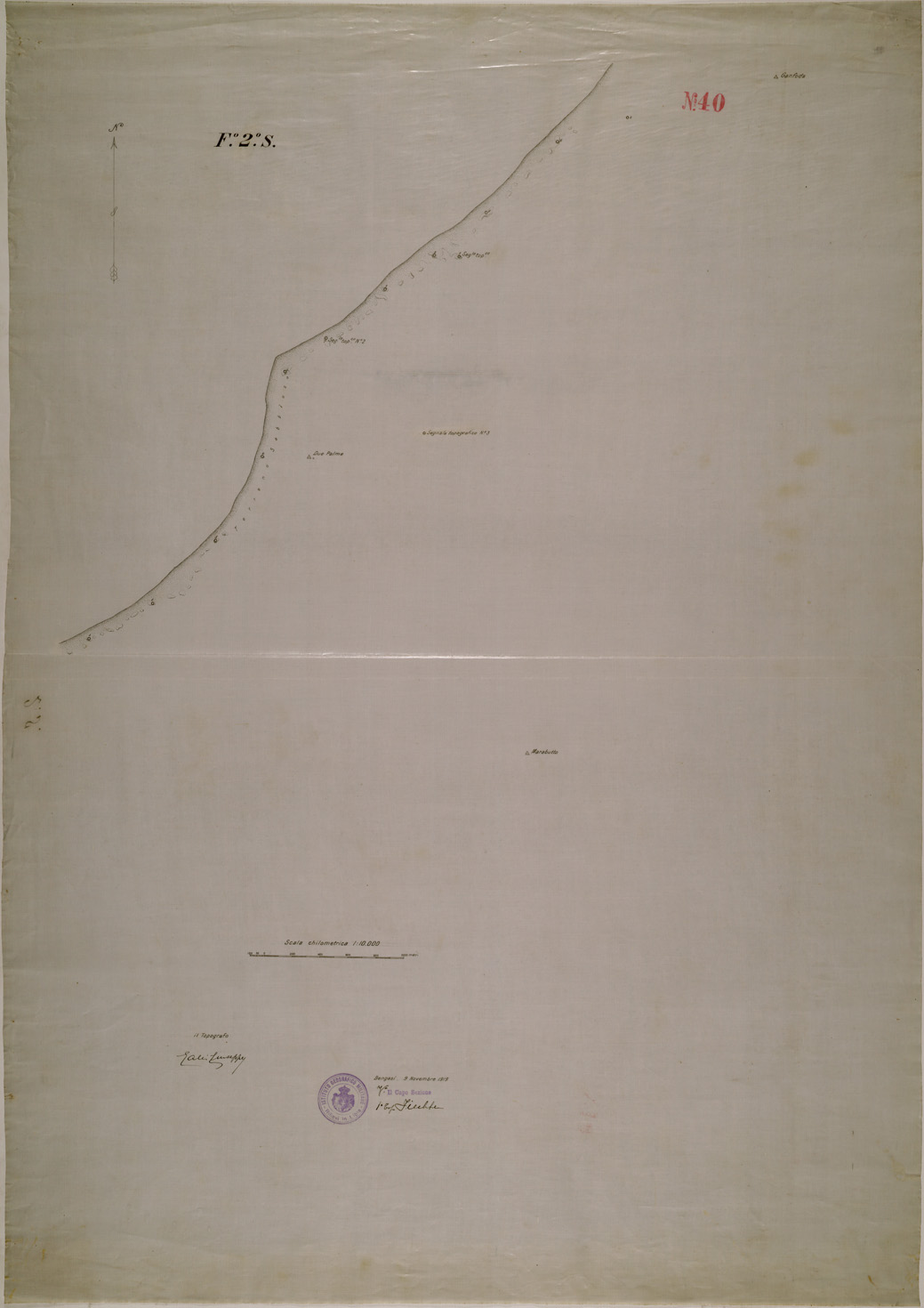 (N:30493) COSTA DI BENGASI - FOGLIO 2 S. (SE004521) Carte e stampe antiche: riproduzione a colori su carta (formato A1)