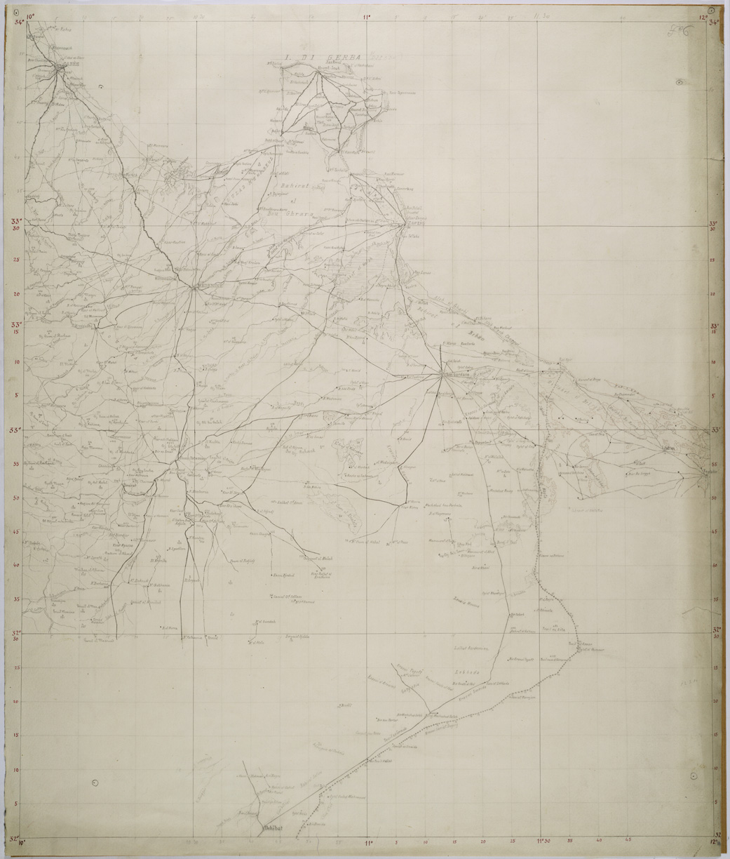 (N:31289) TRIPOLITANIA - FOGLIO 6. (SE005323) Carte e stampe antiche: riproduzione a colori su carta (formato A1)