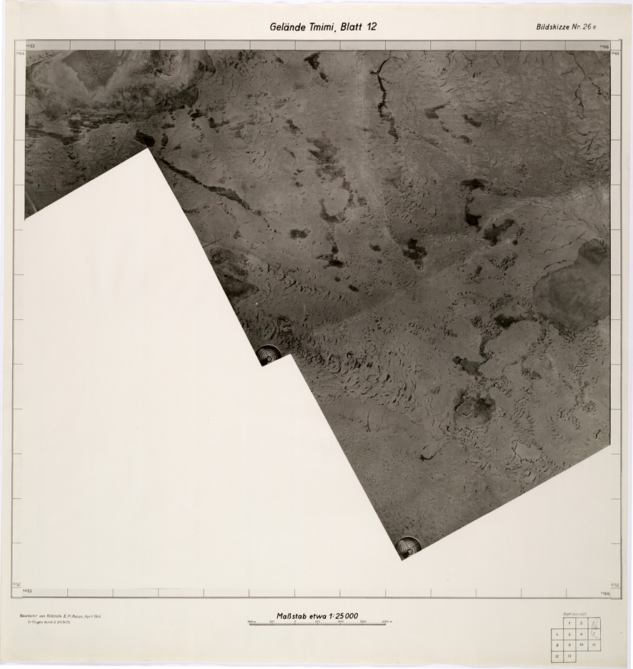 (N:31827) ZONA DI BOMBA - BLATT 12 (SE005975) Carte e stampe antiche: riproduzione a colori su carta (formato A1)
