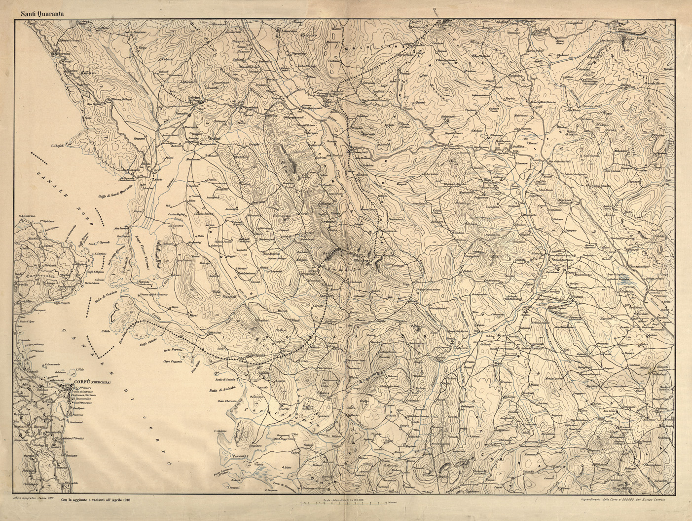 (N:32095) SANTI QUARANTA (SE006370) Carte e stampe antiche: riproduzione a colori su carta (formato A1)