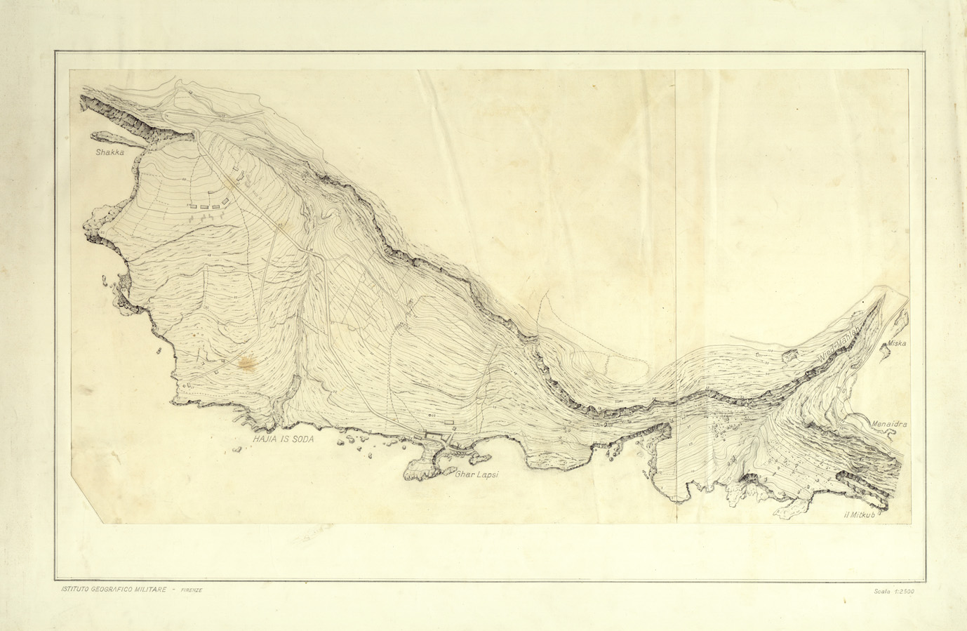(N:32508) ISOLA DI MALTA - HAJIA IS SODA (SE007206) Carte e stampe antiche: riproduzione a colori su carta (formato A1)