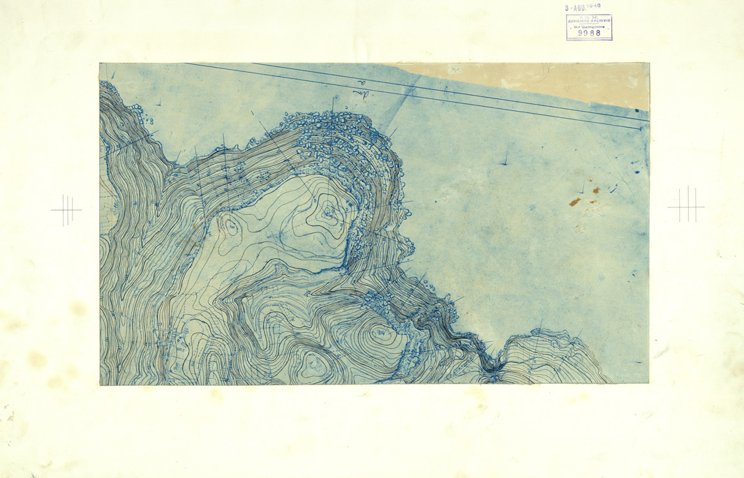 (N:32518) MALTA - ISOLA DI GOZO - FOGLIO IV - CALA SAN BIAGIO - ORIGINALI - OROGRAFIA (SE007216) Carte e stampe antiche: riproduzione a colori su carta (formato A1)