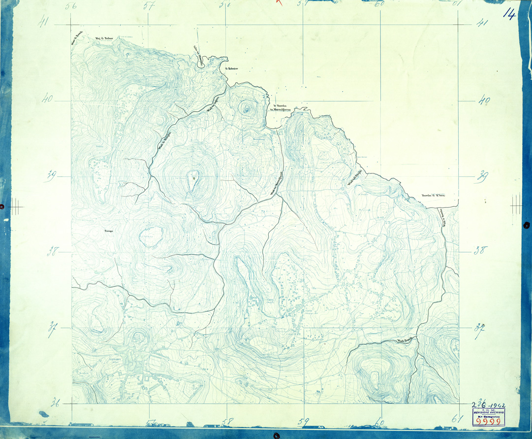 (N:32560) MALTA - ISOLA DI GOZO - SEZIONE 14 (ACQUE). (SE007259) Carte e stampe antiche: riproduzione a colori su carta (formato A1)